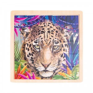 Puzzle Leopardo Madera 25...