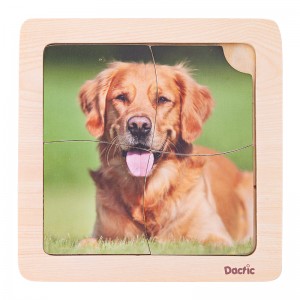 Puzzle Perro de Madera